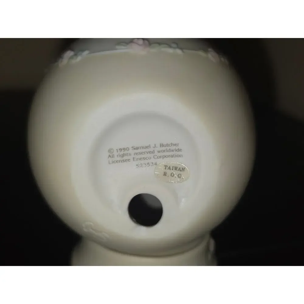 Enesco Precious Moments Easter 1991 “Old Rugged Cross” Egg Bisque 523534